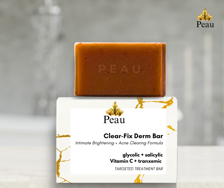 Clear-Fix Derm Bar glycolic intimate soap for pigmentation and intimate care
