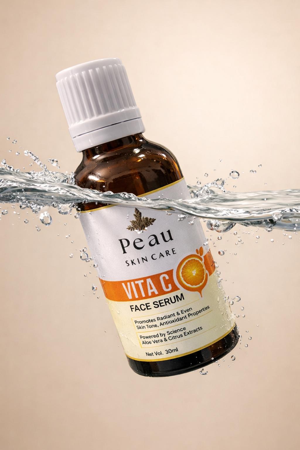 vitamin c serum for hyperpigmentation peau triple brightening serum